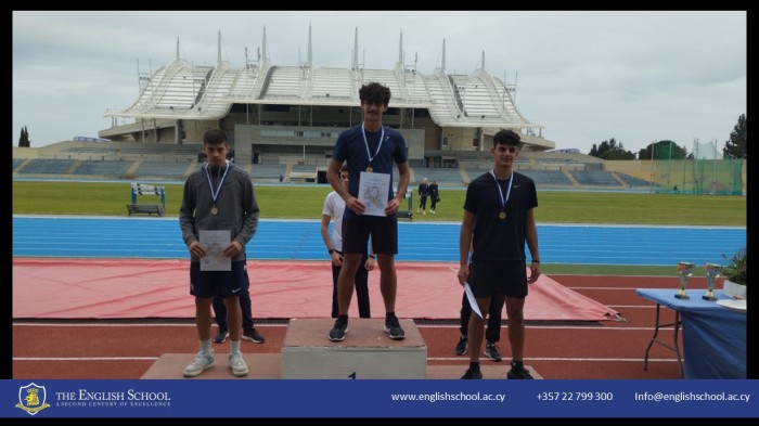 Outstanding Performance by The English School Athletes in the Senior Boys and Girls Nicosia Athletic